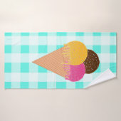 ijswafelkegel badhanddoek (Badhanddoek)