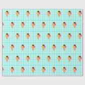 ijswafelkegel cadeaupapier (Vlak)