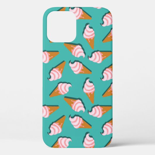 IJswafels ijs en bevroren yoghurt patroon Case-Mate iPhone Case (Achterkant)