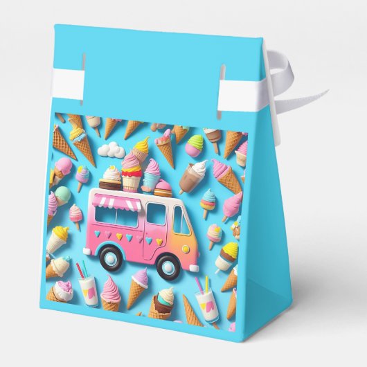 "IJSWAGEN" BEDANKDOOSJES (Achterkant)