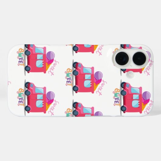 ijswagen Case-Mate iPhone case (Achterkant (horizontaal))