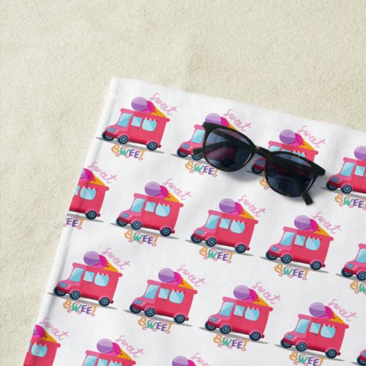 ijswagen strandlaken (In situ)