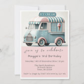 ijswagen verjaardag kaart (Voorkant)