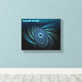 IJswalvissen - Groenland Canvas Afdruk (Insitu (Houten vloer))