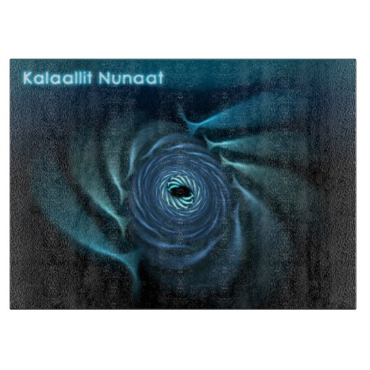 IJswalvissen - Groenland Snijplank (Voorkant)