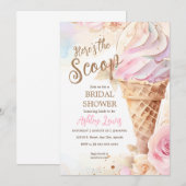 IJswaterverf bloem ijshoorntje Kaart (Voorkant / Achterkant)