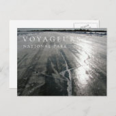 IJsweg, Voyageurs National Park, MN Briefkaart (Voorkant / Achterkant)