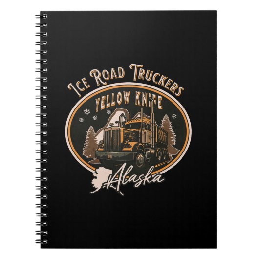 IJSWEGTRUCKER - ALASKA NOTITIEBOEK (Voorkant)