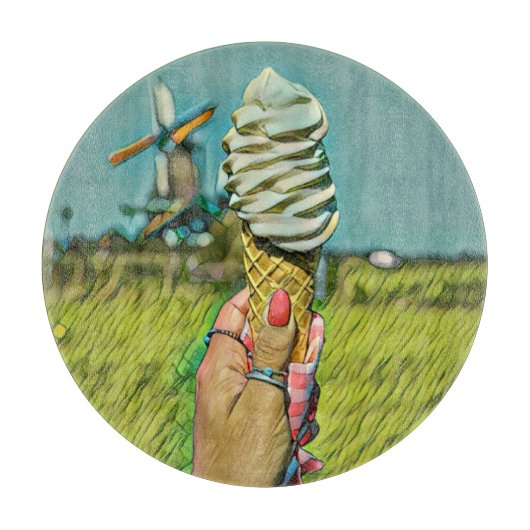 ijswerk snijplank (Voorkant)
