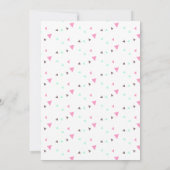 Ijszaak Confetti Verjaardagsfeest Roze (Achterkant)