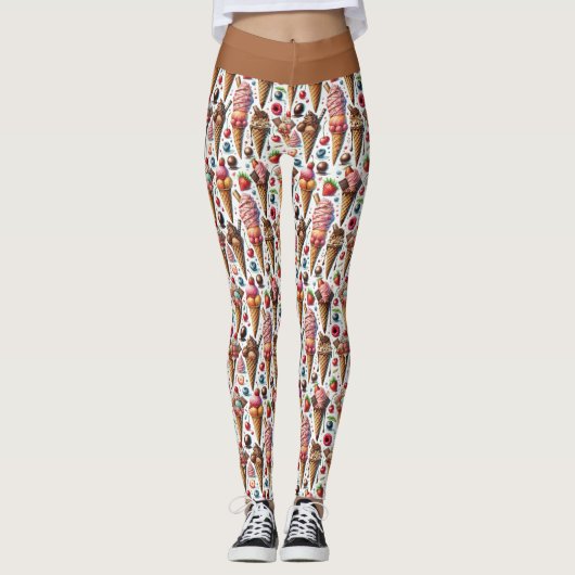 Ijszaak Feestje Leggings (Voorkant)