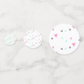 Ijszaak Zoete Roze Verjaardagsfeestje Confetti (Voorkanten)