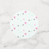 Ijszaak Zoete Roze Verjaardagsfeestje Confetti (Kleine voorkant)