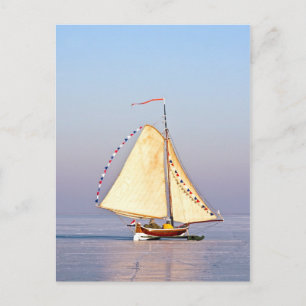 ijszeilen in Nederland Briefkaart