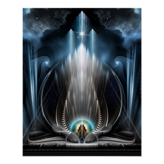 IJszicht van het keperiale Uitzicht perfecte Poste Perfect Poster (Voorkant)