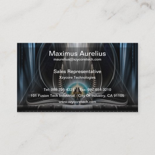 IJszicht van het Visitekaartje van het keperiale U (Voorkant)