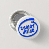Ijveraar Binnenin Ronde Button 3,2 Cm (Voorkant /achterkant)