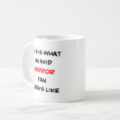 ijverige fan koffiemok (Voorkant links)