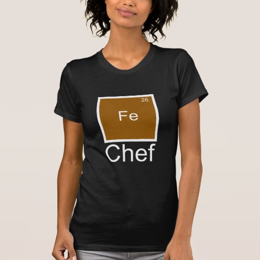 IJzer Chef Element Pun T-Shirt (Voorkant)