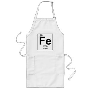 IJzer Chef Fe[26] Long Apron Lang Schort