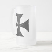 IJzer Cross - German/Deutschland Bundeswehr Matglas Bierpul (Voorkant links)