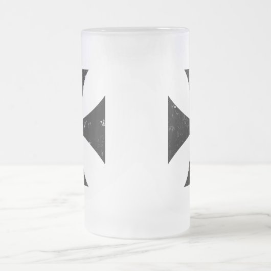 IJzer Cross - German/Deutschland Bundeswehr Matglas Bierpul (Center)