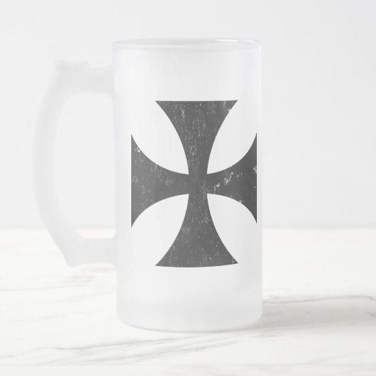 IJzer Cross - German/Deutschland Bundeswehr Matglas Bierpul (Links)