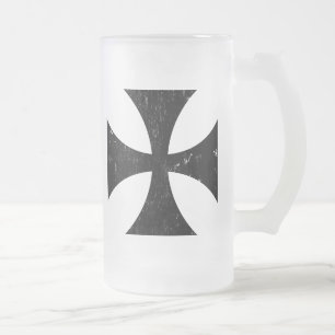 IJzer Cross - German/Deutschland Bundeswehr Matglas Bierpul