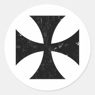 IJzer Cross - German/Deutschland Bundeswehr Ronde Sticker