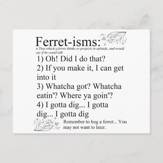 IJzer- en Gezegden Briefkaart (Voorkant)