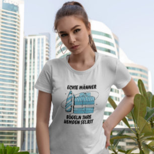 IJzer- en Shirt-kleurenlijn T-shirt