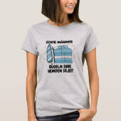 IJzer- en Shirt-kleurenlijn T-shirt (Voorkant)