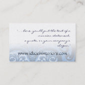 IJzer fleur de lis Custom Business Ca Visitekaartje (Achterkant)