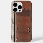 Ijzer, hout, bouten maken sterk taai Case-Mate iPhone case (Achterkant)
