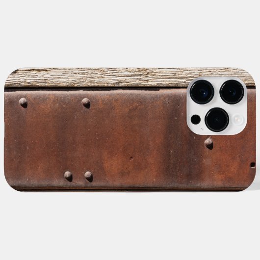Ijzer, hout, bouten maken sterk taai Case-Mate iPhone case (Achterkant (horizontaal))