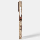 Ijzer, hout, bouten maken sterk taai Case-Mate iPhone case (Achterkant / Links)