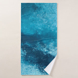 IJzer-ijs, bevroren, koud ijs Badhanddoek