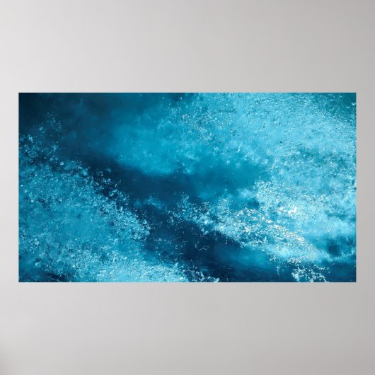 IJzer-ijs, bevroren, koud ijs Poster (Voorkant)
