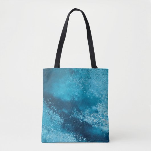IJzer-ijs, bevroren, koud ijs Tote Bag (Voorkant)