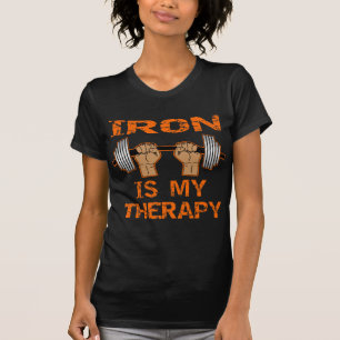 IJzer is mijn therapie - gewichtstoename T-shirt