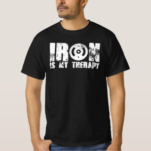 IJzer is mijn therapie Gym T-shirt