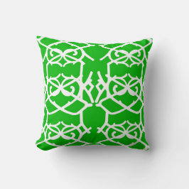 IJzer Lace I Decorator Pillow in Green Kussen