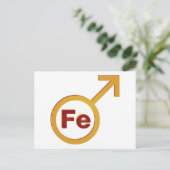 IJzer Man Briefkaart (Staand voorkant)