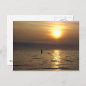 IJzer Man Sculpture, Crosby, Liverpool Verenigd Ko Briefkaart (Voorkant / Achterkant)