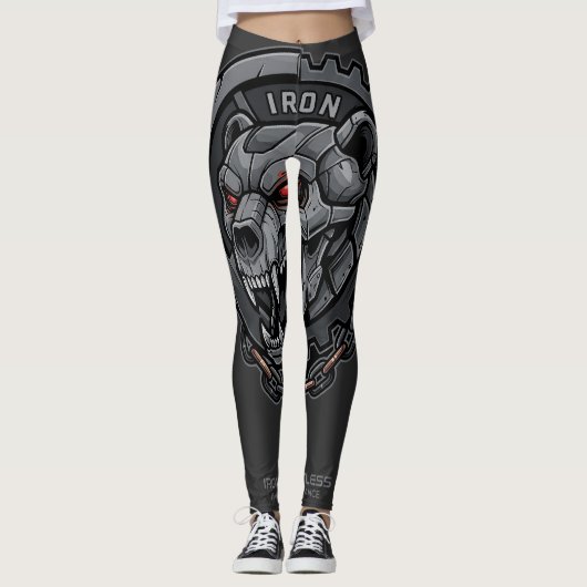 Ijzer Meedogenloze Hardcore Uithoudingsvermogen | Leggings (Voorkant)