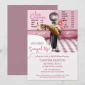 IJzer met bridale douche Kaart (Voorkant / Achterkant)