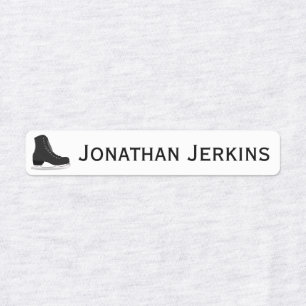 IJzer of Schaats op Logo Labels
