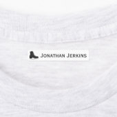 IJzer of Schaats op Logo Labels (Aangebracht)