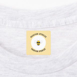 IJzer op bijennaamlabels voor schoolkamp kinderopv Labels