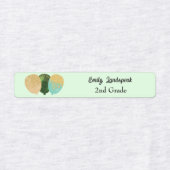 IJzer op Green Glitter Party Ballonnen Labels (Design 2)